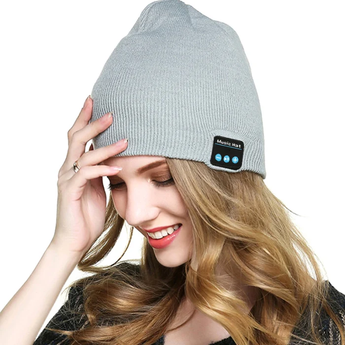 Горячая Bluetooth Музыка вязать шапочку беспроводной смарт шапка гарнитура наушники Динамик HV99