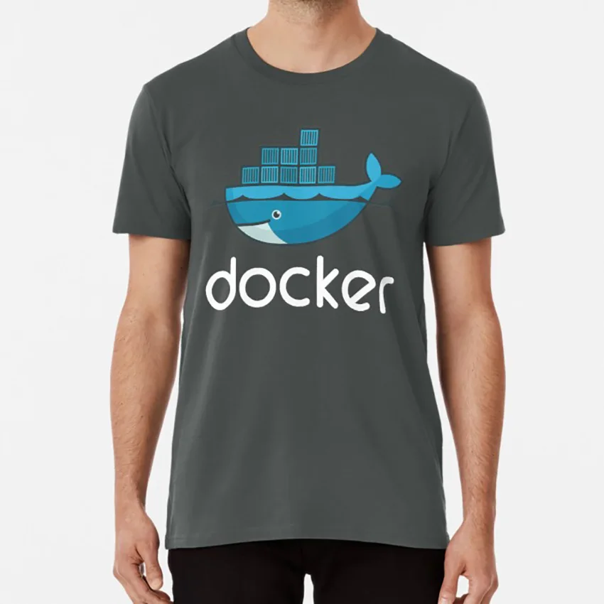 Логотип Docker футболка с логотипом docker открытым исходным кодом ОС linux windows