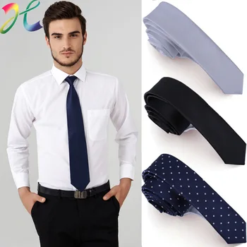 

Trend New Style Men Wave Point Neck Tie Solid Color Korean Version Narrow Necktie Women Fashion Tie Cheap Clearance ANB238