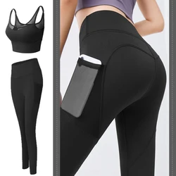Women yoga set gym clothing Female Sport fitness suit Running Clothes yoga top+ Leggings women Seamless gym yoga bra suits S-XL