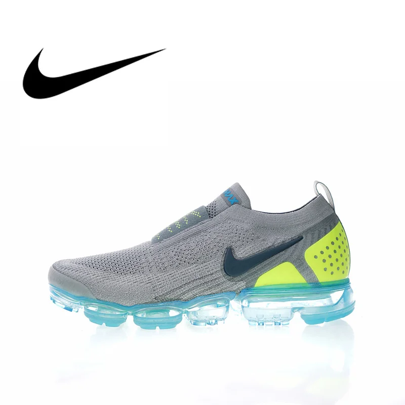 Оригинальные подлинные мужские кроссовки для бега от NIKE AIR VAPORMAX FK MOC 2 с воздушной подушкой, дышащие спортивные уличные кроссовки, Новое