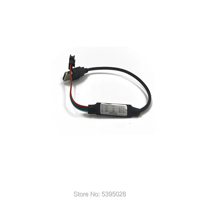 WS2812B светодиодные полосы Управление SP002E ручная кнопка 3key DC USB для адресуемых Smart Led