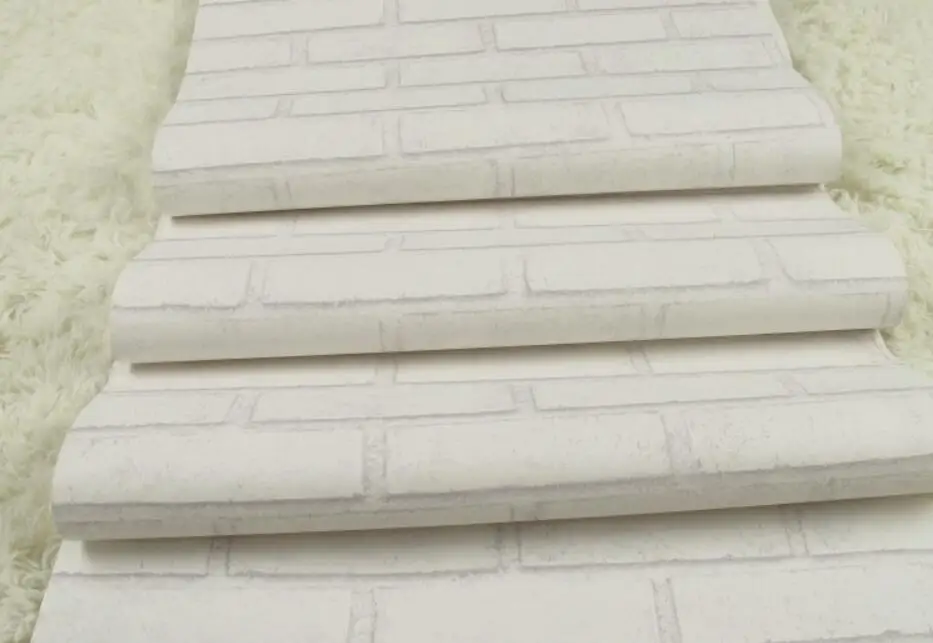 Home decoration 3D Vinilo Ladrillo wallpaper clothing store restaurant cafe antique brick PVC engineering 3d European Wallpaper - Цвет: colour 2