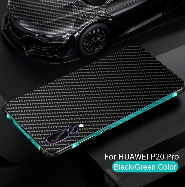 Чехол Beyour Runway Gene для huawei P20 Pro, металлическая рамка, углеродное волокно, чехол для huawei P20 P30 Lite Honor 20 Nova 4 5, чехол для телефона