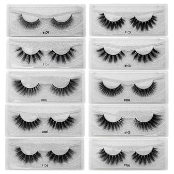 

MEISHENJIE new 1 pair handmade faux mink false eyelashes 3d fluffy volume lashes reusable natural fake eyelashes cilios make ups