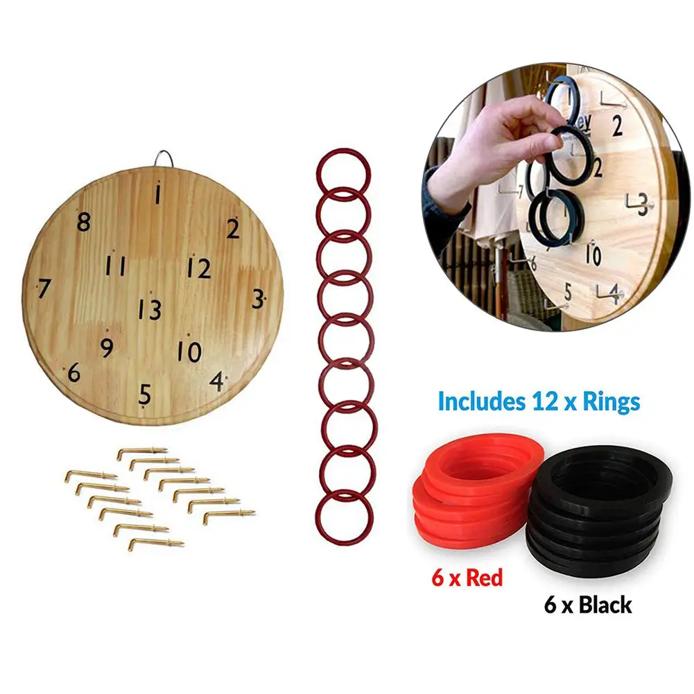Дизайн головоломка Ringtoss Entrapment игра Brain Teaser настенные резиновые деревянные игровые диски для взрослых детей Детская игрушка