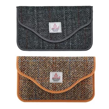 

2 Pcs Faraday Keyless Car Key Signal Blocker Pouch, Pouch for Car Keys Harris Tweed Surface RFID Signal Blocking Faraday Bag Cag