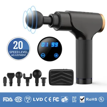 

Massage Fascia Gun Electric High-Frequency Vibration Mute Massager Muscle Equipment Relaxation Fitness Small Massage Gun EM16