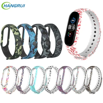 

Silicone Strap For XiaoMi Mi Band 5 Global Version Wristband Bracelet For XiaoMi Miband 5 Mi Band 5 NFC Correa Replacement Belt