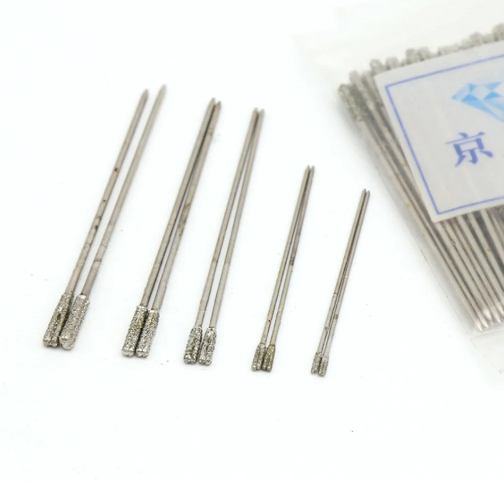 5/10/20pcs 1mm-2.2mm Diamond Coated Tipped Drill Bits for Tile Glass Jewellery Hole Saw drill bit set drill bits drill bit