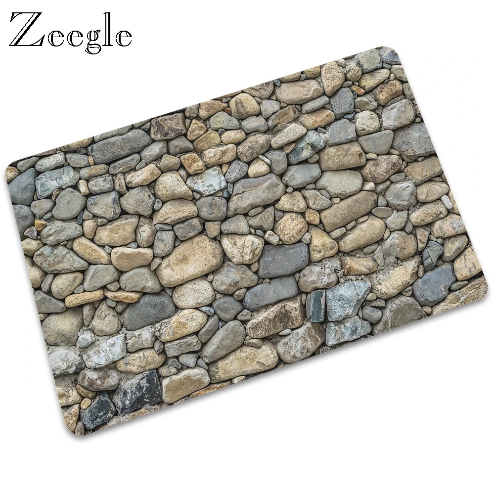 Zeegle резиновый наружный коврик напольный коврик Дверной Коврик противоскользящий водонепроницаемый коврик для ванной и душа входной коврик для дома прихожей декоративный коврик