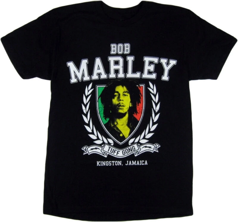 Zion ropa внутренние hombres Bob Marley Tuff Gong camisa negro | Мужская одежда