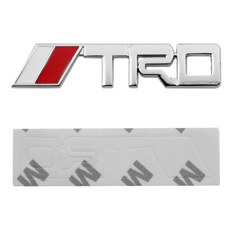 Автомобиль логотип TRD 3D гоночная металлическая наклейка автомобильная эмблема