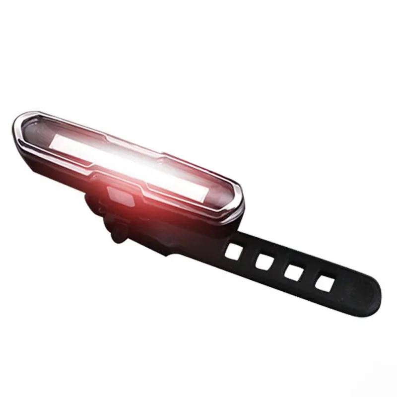 

Mini LED Rechargeable Waterproof Bicycle Bike Tail Light Safety Rear Light Lamp, Red White