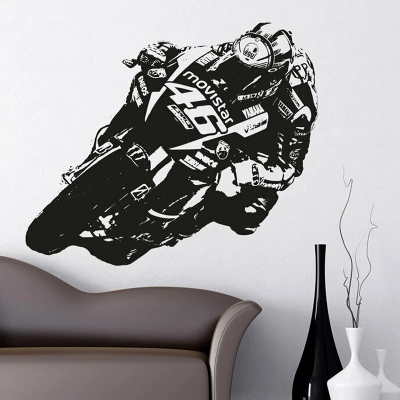 Super Bike Motorcycle Motor Sport Wall Art Decal Sticker Home Decor Art Vinyl Transfer MO33