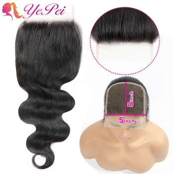 

5×5 Lace Closure Brazilian Body Wave Closures Natural Color Remy Human Hair Free Part Lulalatoo Hair 10-20 Inches