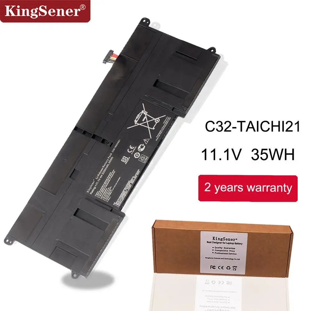Kingsener C32-taichi21 Bateria do Portátil para Asus Ultrabook Taichi21 Taichi 21 C32-taichi21 11.1v 3200mah 35wh