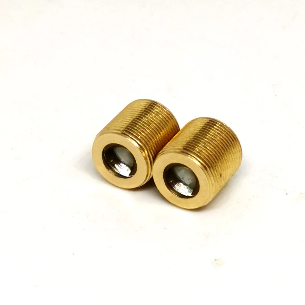 2pcs 405-G-2 Coated Glass Focus Lens Collimator For 405nm 450nm 520nm Blue Laser Diodes W/ Holder M9*0.5
