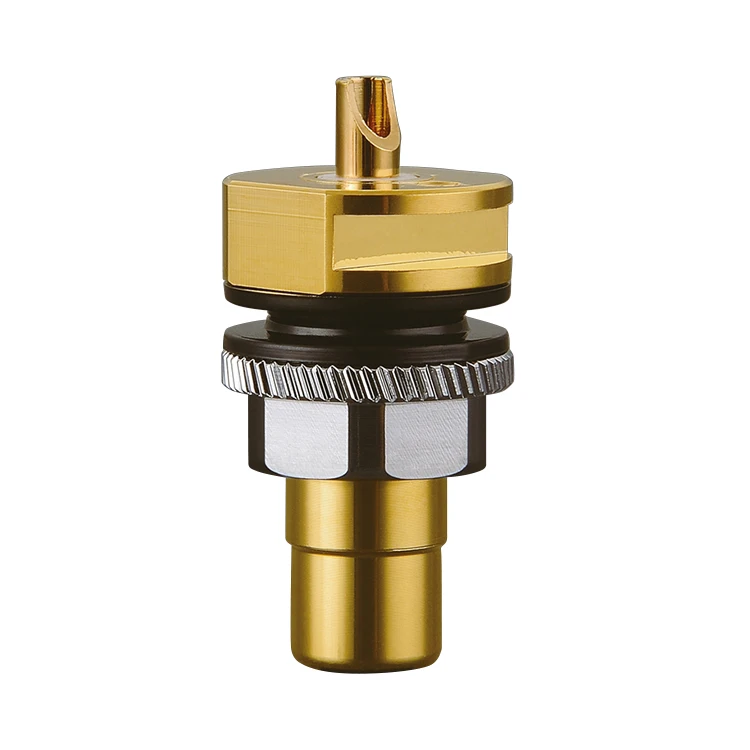 Viborg RC101G Pure Copper Female Rca Plug for Audio Cable Connector