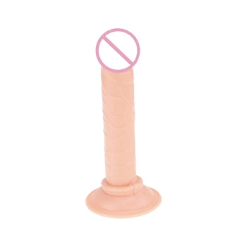 Mini Realistic Dildo Anal Masturbator Sex Toys For Couples Crystal Jelly Dildo Suction Cup Penis Thrusting Dildo For Women 5