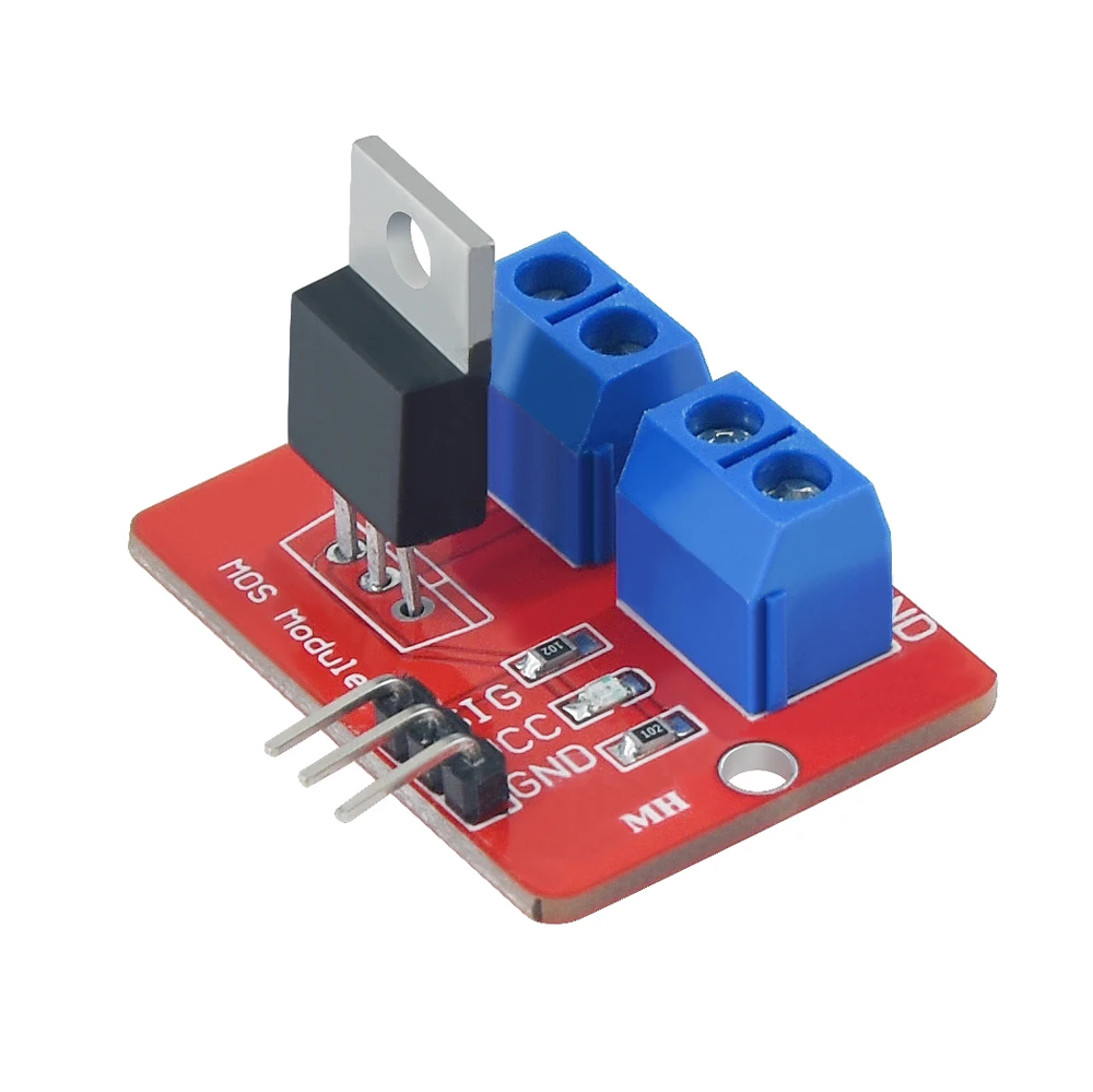 0 24V Топ Mosfet Кнопка IRF520 драйвер MOS модуль для Arduino MCU ARM Raspberry pi|Интегральные схемы| |