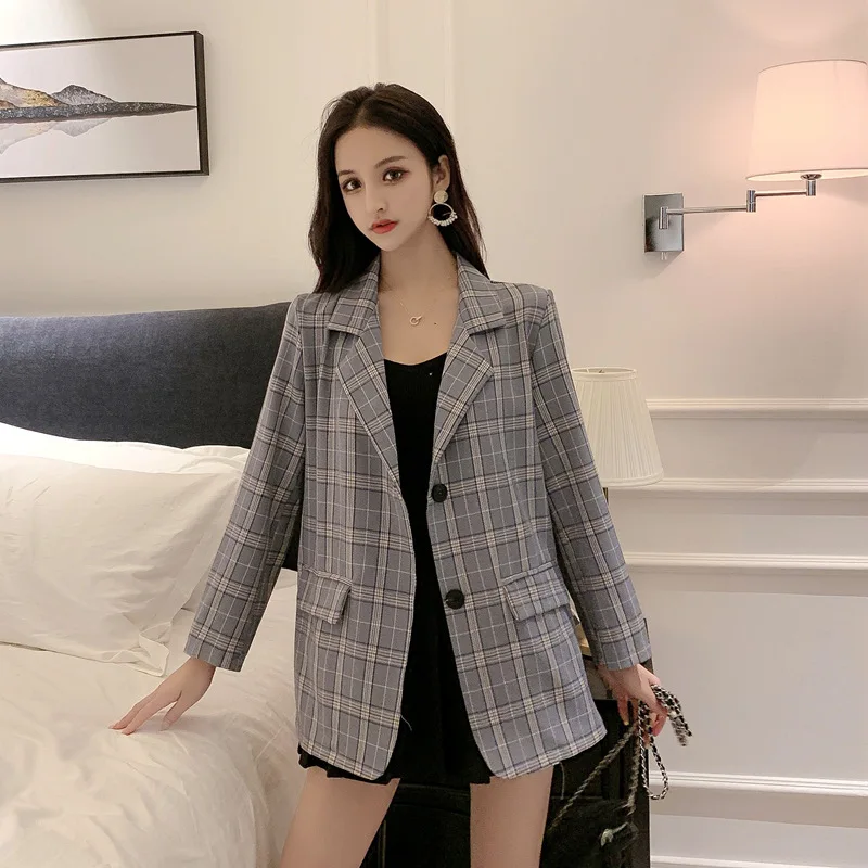 

Casual fashion ladies suit jacket Korean version of the temperament thin section long-sleeved small suit 2019 new