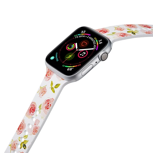color 5 Силиконовый ремешок для apple watch 44 мм 40 мм iwatch 38 мм 42 мм спортивный резиновый браслет для apple watch 5 4 3 2 1 - Цвет ремешка: color 5