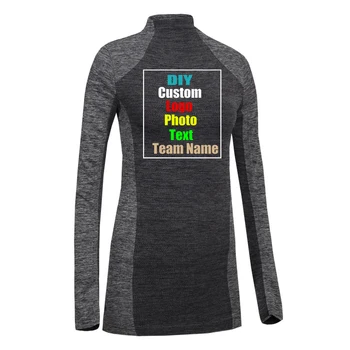 

Personalized Custom Autumn and Winter Long Sleeve Fitness Tight Garment Running Training T-shirt High Spring Speed Dry top