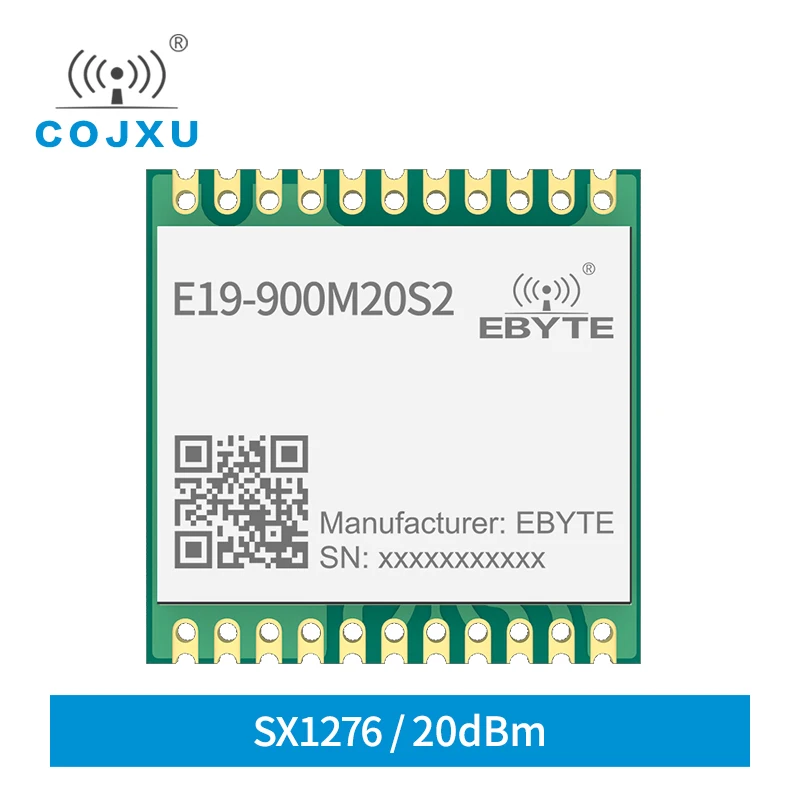 Transceptor E19-900M20S2 SX1276 LoRa ISM 868MHz 915MHz 20dBm 5km, módulo transmisor inalámbrico