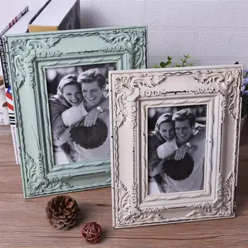 

Photo Frame Retro Desktop Rectangular Picture Frame Photo Display Frame House Decoration Home Decor