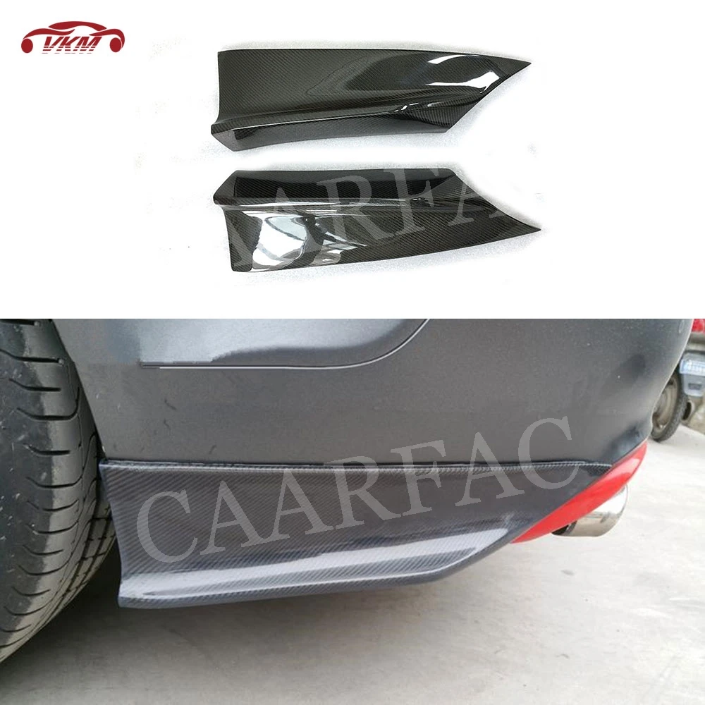 

Carbon Fiber/FRP Unpainted Black Rear Bumper Lip Side Splitters Aprons Spoiler for Audi A7 S7 RS7 2013-2016 Car Styling