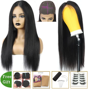 

straight human hair wigs Brazilian hair wigs 4x4 lace closure wig lace front human hair wigs for black women's wig non-remy