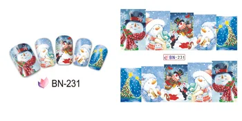 

Little Watermark Nail Sticker Christmas Nail Sticker Christmas Nail Decal