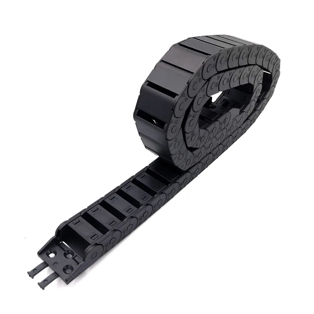 

1 Meter 15x30mm Towline Drag Chain Wire Carrier Cable Semi-enclosed interior opening Tanks Engraving Machine Parts Free shipping