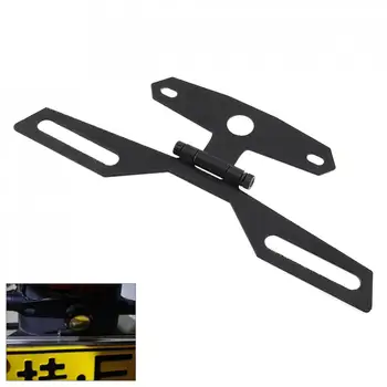 

Adjustable Motorcycle License Plate Bracket Taillight Bracket Modified Stainless Steel Mount Holder for Dirt Bike ATV Scooter