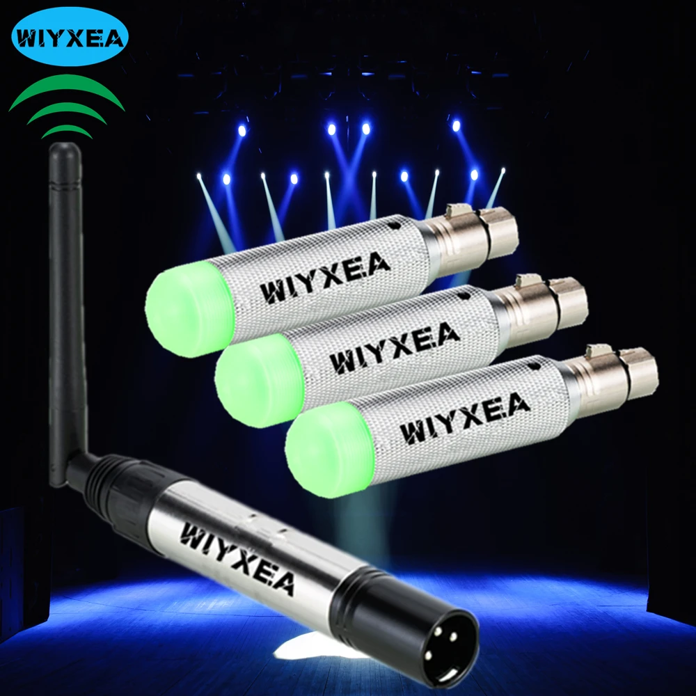 Беспроводной DMX512 DJ-приемник 2 4G со встроенным аккумулятором/передатчиком