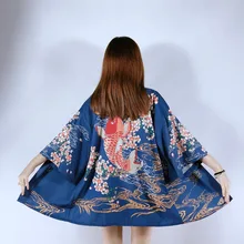 Japoneses nuevos de las mujeres chaqueta de kimono yukata vintage disfraz de escenario actuación tradicional bata de mujer kimono japonés