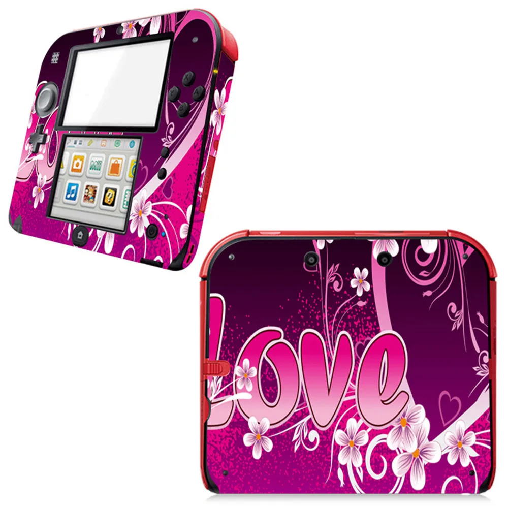 Waterproof High Quality Fashion Vinyl Skin Sticker Cover Protector for 2DS skins Console Stickers 