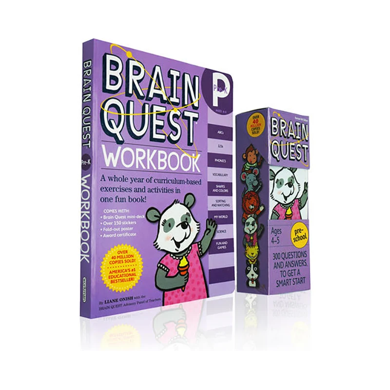 

Brain Quest Children's Intelligence Quiz Development Boxed Card + Workbook