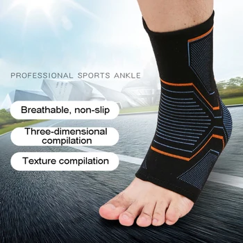 Elastische Gebreide Sport Enkel Ondersteuning Brace Voor Fietsen Yoga Basketbal Volleybal Mannen Vrouwen Voet Joint Enkel Protector