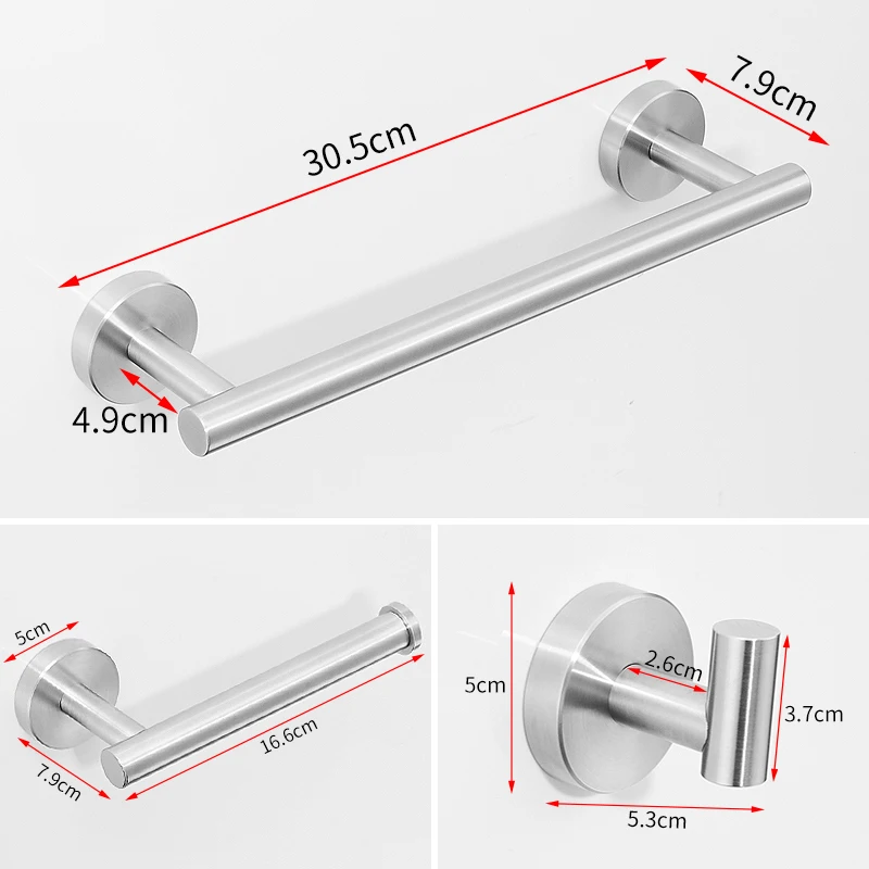 Набор полотенец из нержавеющей стали держатель туалетной бумаги креативный вешалка держатель для полотенец держатель настенный халат для ванной стойка для крючков