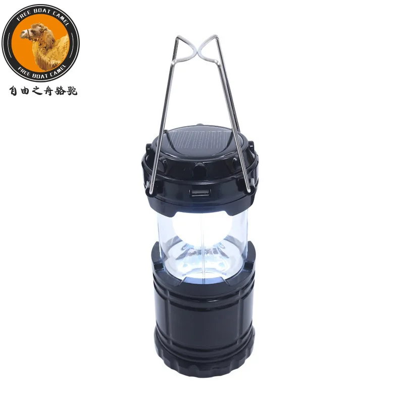 

Outdoor Tent Camping Lamp Chargeable LED Solar Tent Lamp Super Bright Multi-functional Lantern Camping Light