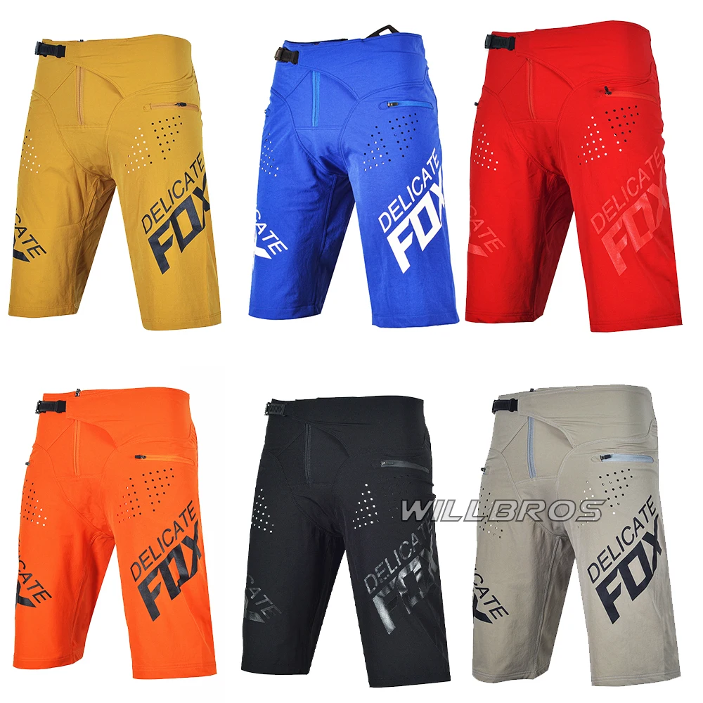 Delicate Fox Riding Shorts MX SX DH MTB BMX Enduro Mountain Cycling Offroad Dirt Bike