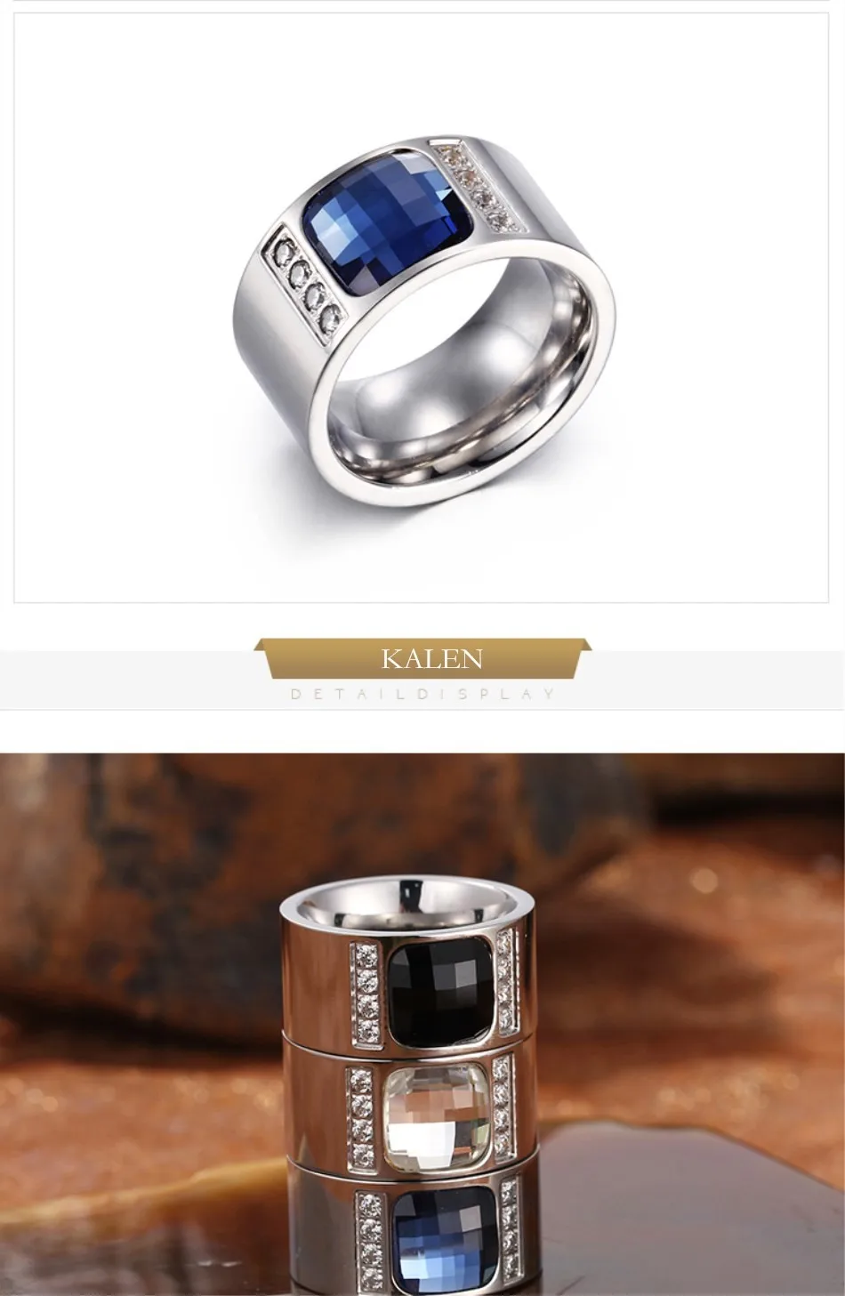 Новинка, кольца серебряного цвета, нержавеющая сталь, Anillo Hombre Femme, размер 6-9, стразы, Дешевые вечерние кольца для помолвки, аксессуары, подарки