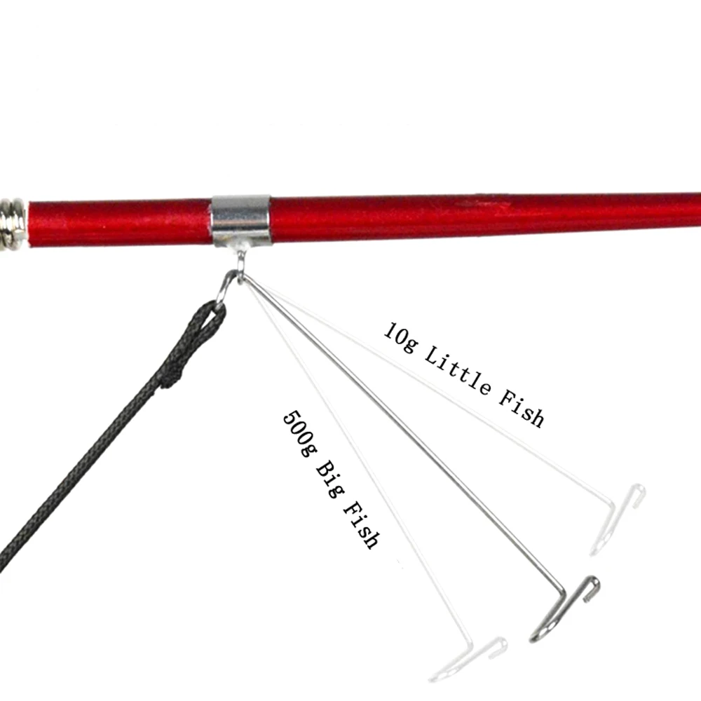 Fishing Rod Set Automatic Telescope 63cm with Reel Sea River Pool Fish Pole Holders Stand Stainless Steel Hardware