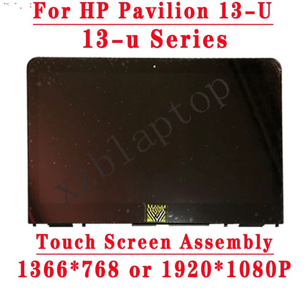 Для струйного принтера HP PAVILION X360 13U сенсорный Экран ЖК-дисплей Дисплей сборка