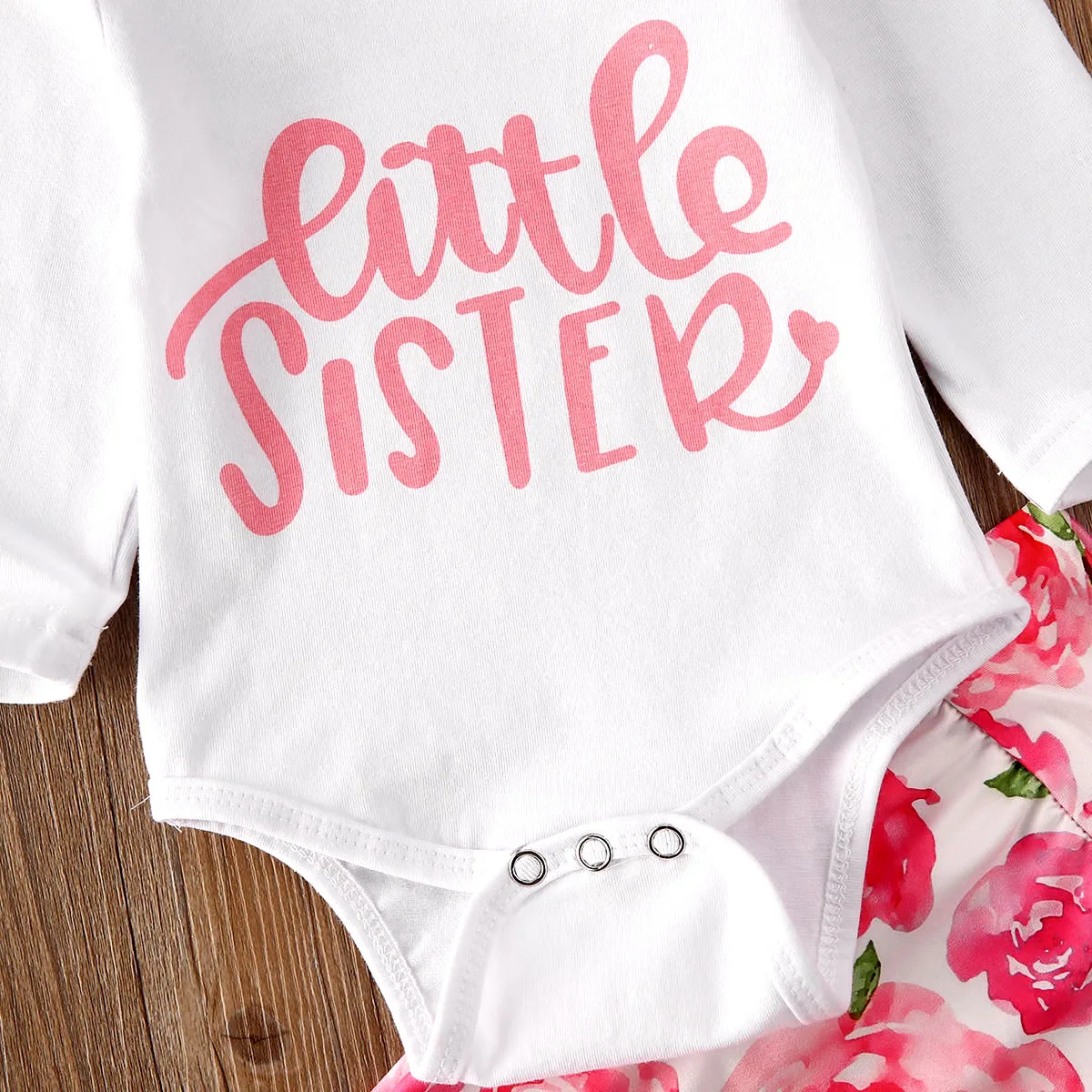 Осенняя одежда для маленьких девочек костюмы для маленьких сестер комбинезон с длинными рукавами для новорожденных+ штаны комплект из 4 предметов зимняя одежда для малышей