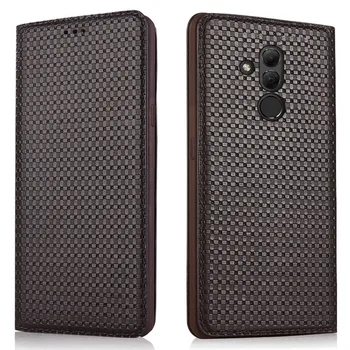 

Luxury Genuine Leather Handmade Flip Case For Huawei Mate 20 Lite/Huawei Mate 10 Lite Magnetic Phone Bag Standing Back Case Capa