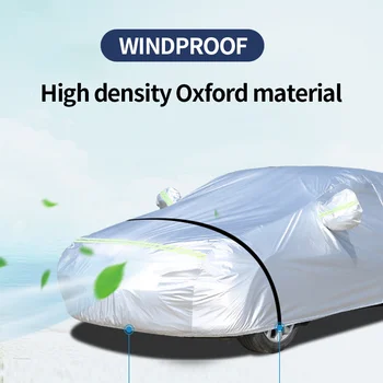 

Exterior Car Cover Waterproof Protection Sedan SUV Covers Sun Shade Reflective Strips Anti UV Rain Snow Dust Auto Accessories