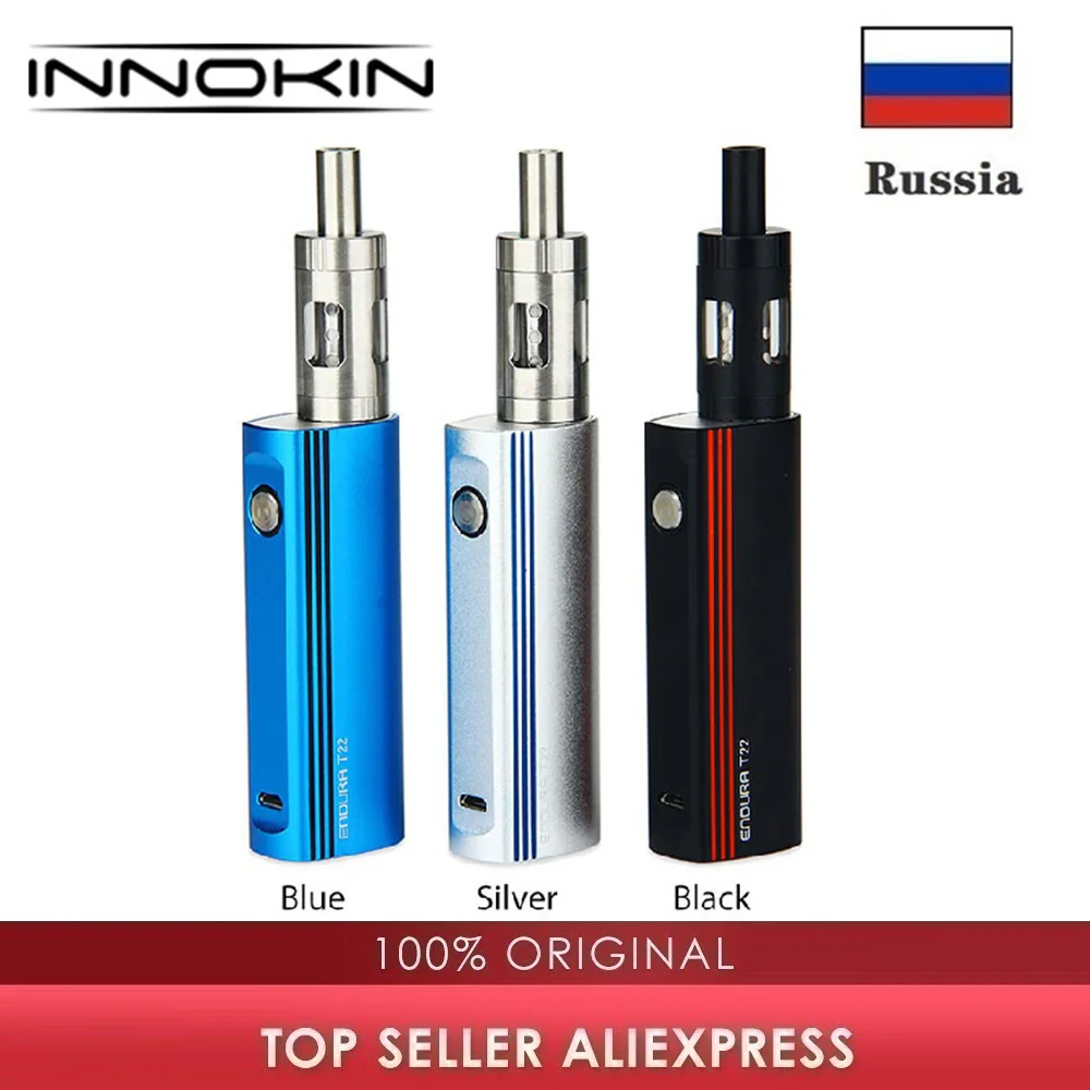 Оригинальный 14 Вт Innokin Endura T22E набор W/2000mAh T22 Батарея и 2 мл Prism T18E бак электронная